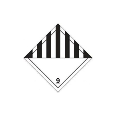 Accuform TDG PLACARD CLASS 9 273MM x 273MM TCP929MG10 TCP929MG10